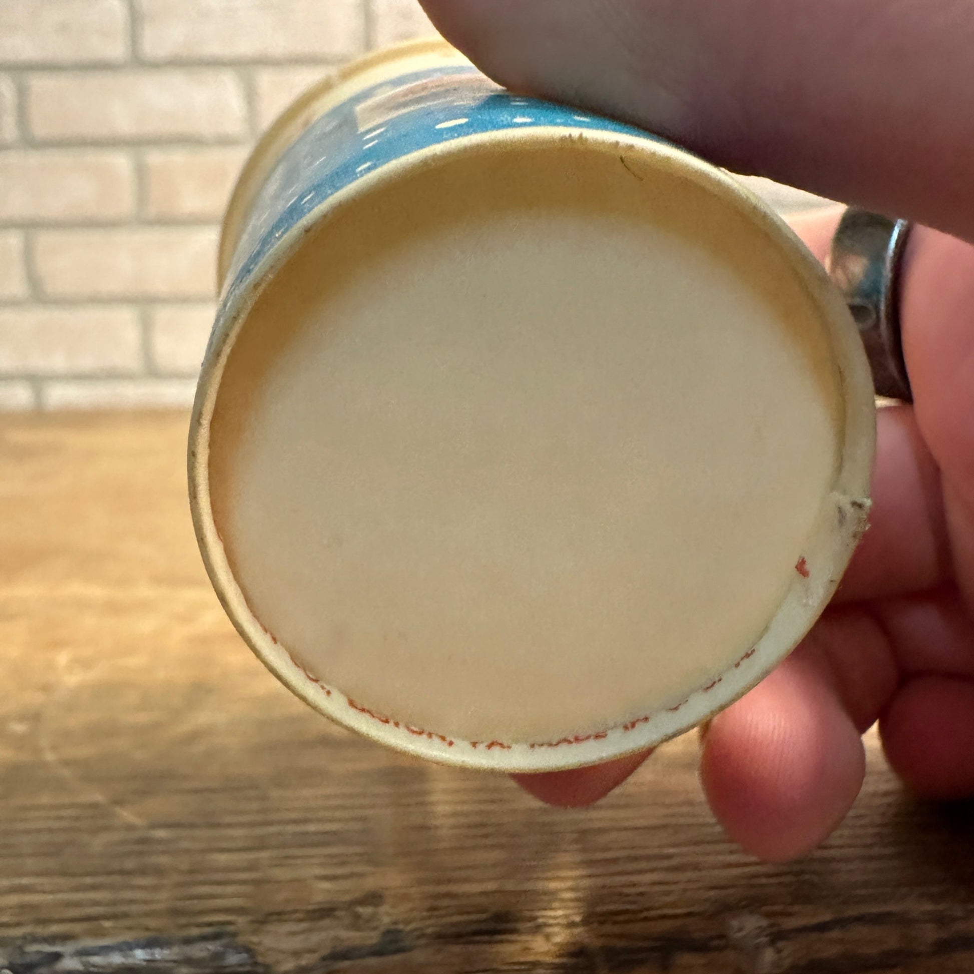 Vintage Pepsi Cola Blue Dot 4oz  Soda Promo Wax Paper Cup Pepsi Cola