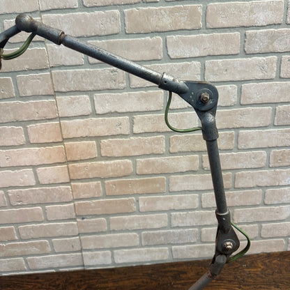 Antique Industrial Steampunk Work Desk Lamp Light Cast Iron base