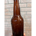 Vintage Pre-Prohibition Sanders Bros Amber Beer Bottle Fond du Lac Wis