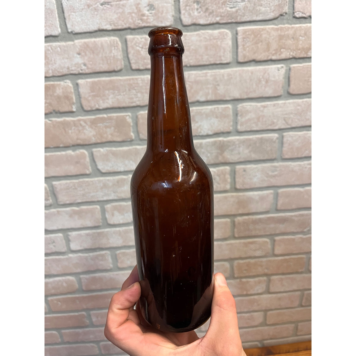 Vintage Pre-Prohibition Sanders Bros Amber Beer Bottle Fond du Lac Wis