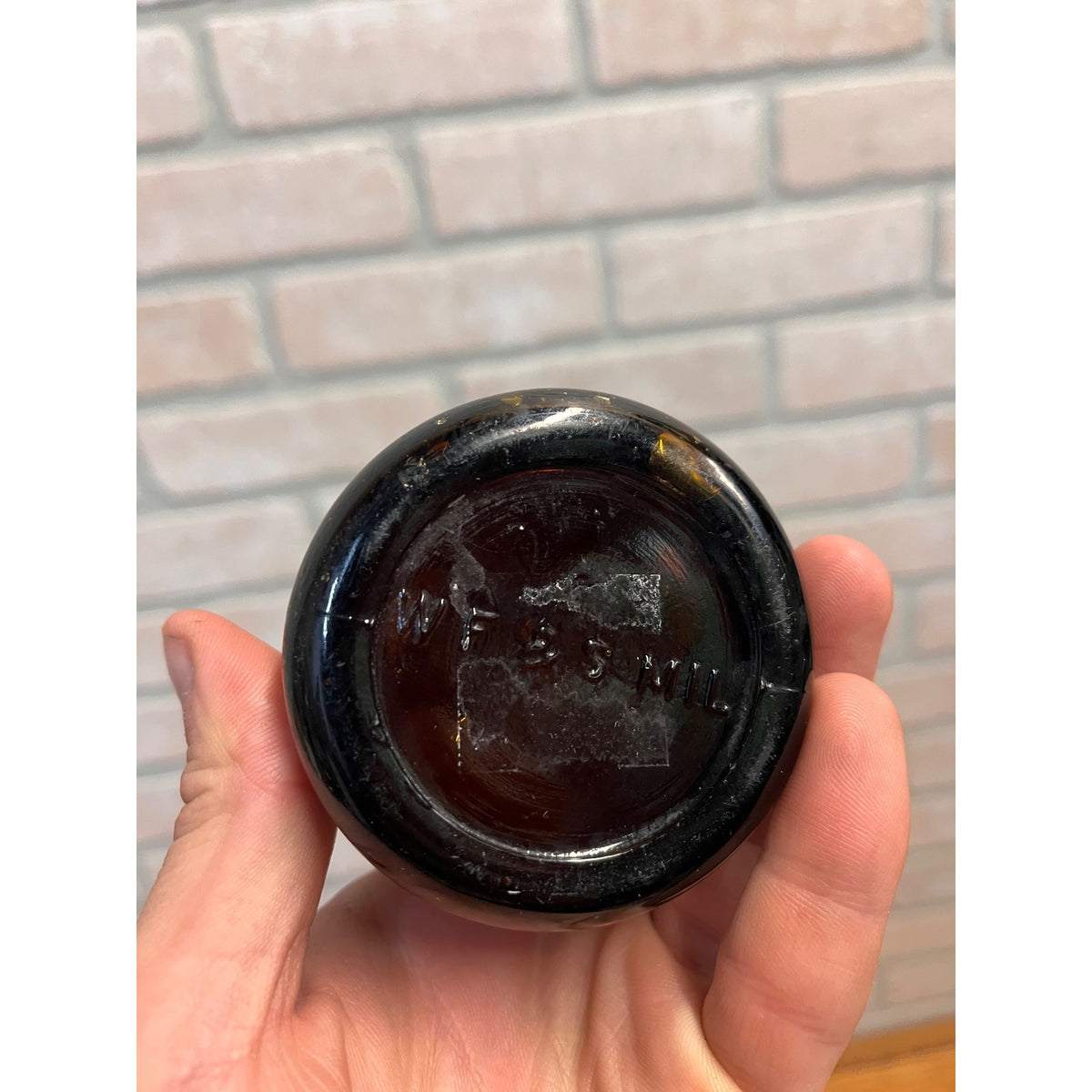 Vintage Pre-Prohibition Sanders Bros Amber Beer Bottle Fond du Lac Wis