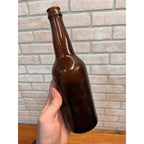Vintage Pre-Prohibition Sanders Bros Amber Beer Bottle Fond du Lac Wis