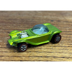 Vintage 1967 Hot Wheels Redline Beatnik Bandit Lime Yellow Antifreeze  -MINT