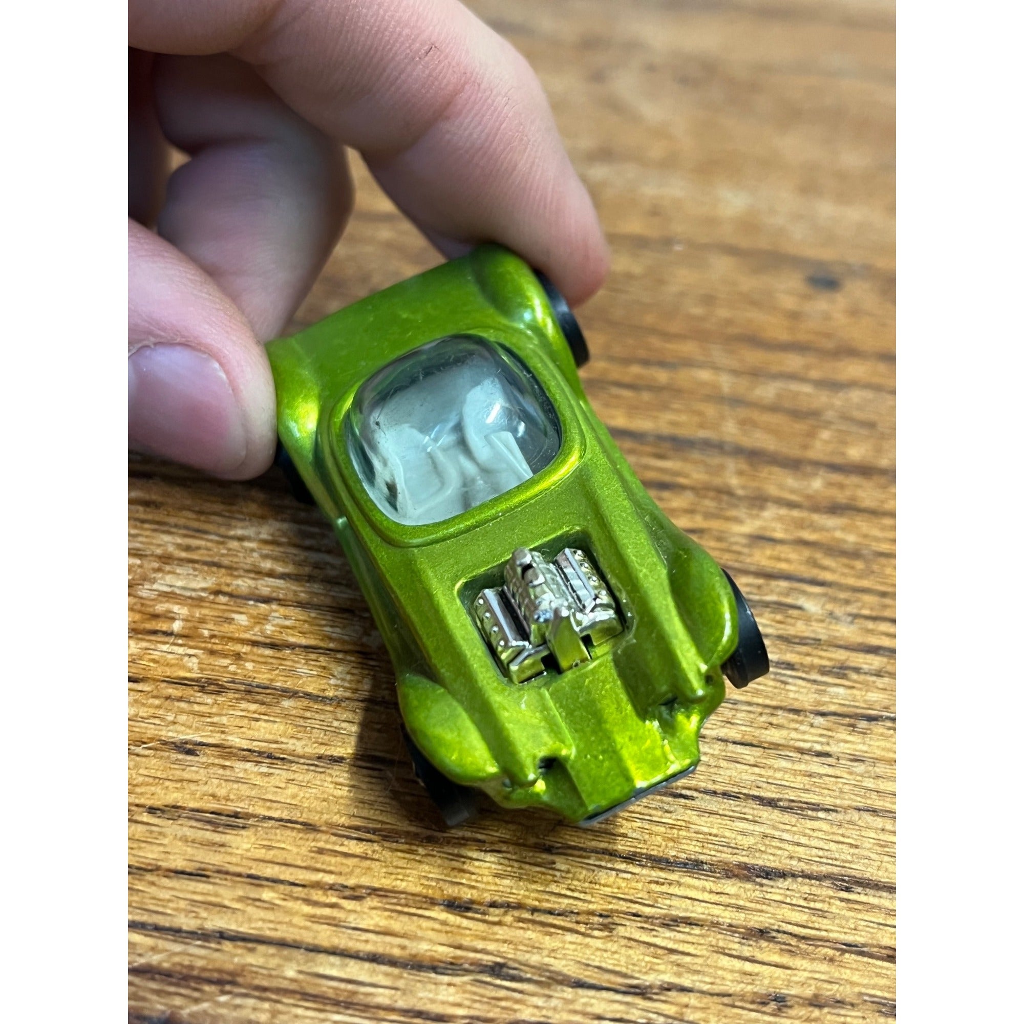 Vintage 1967 Hot Wheels Redline Beatnik Bandit Lime Yellow Antifreeze  -MINT