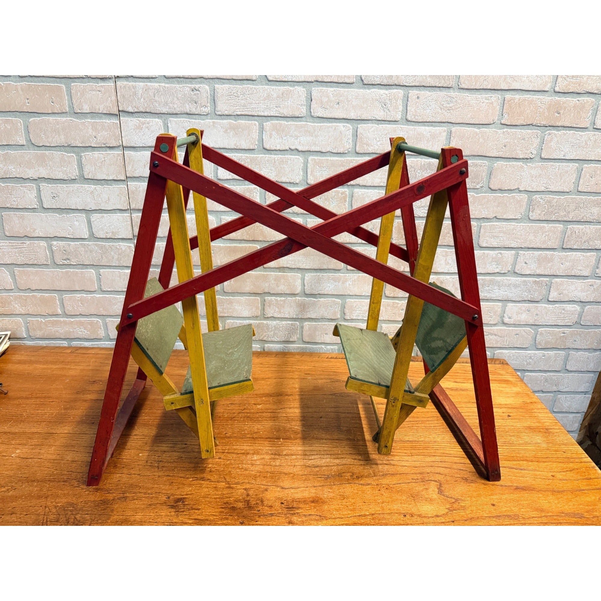 Vintage 1940s Child’s Baby Doll Double Swing Toy