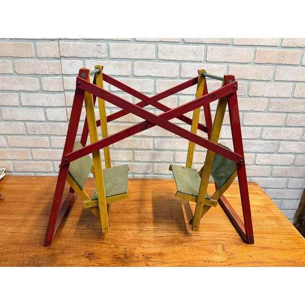 Vintage 1940s Child’s Baby Doll Double Swing Toy