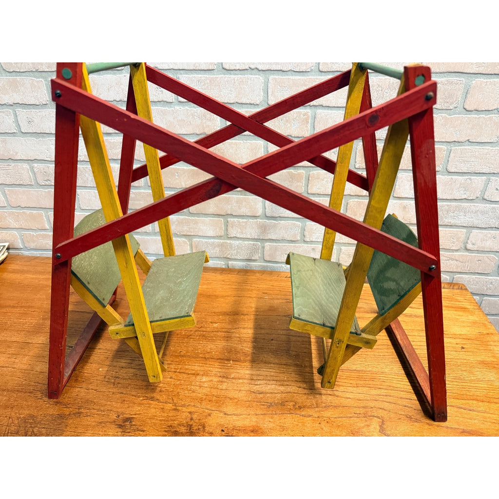 Vintage 1940s Child’s Baby Doll Double Swing Toy