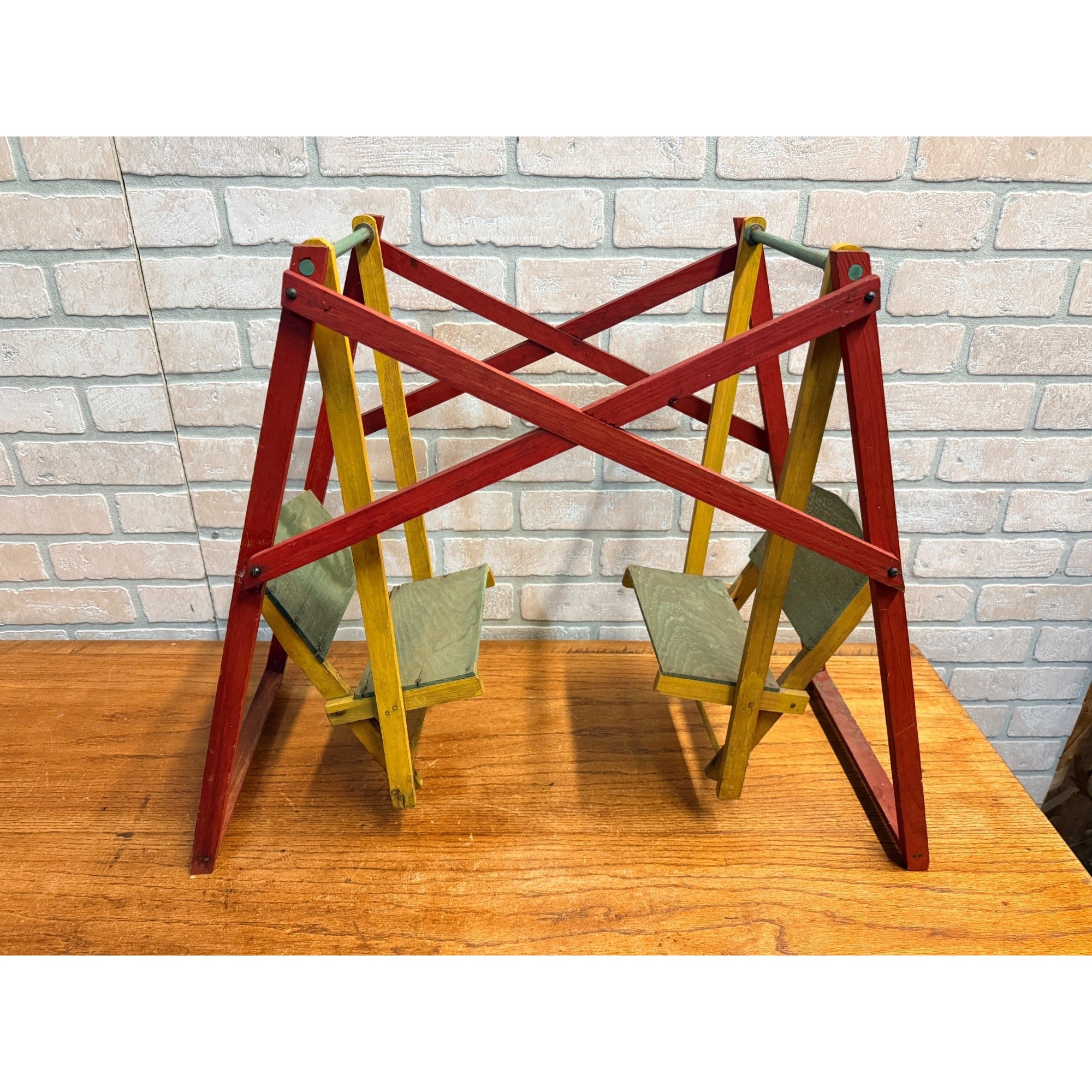 Vintage 1940s Child’s Baby Doll Double Swing Toy