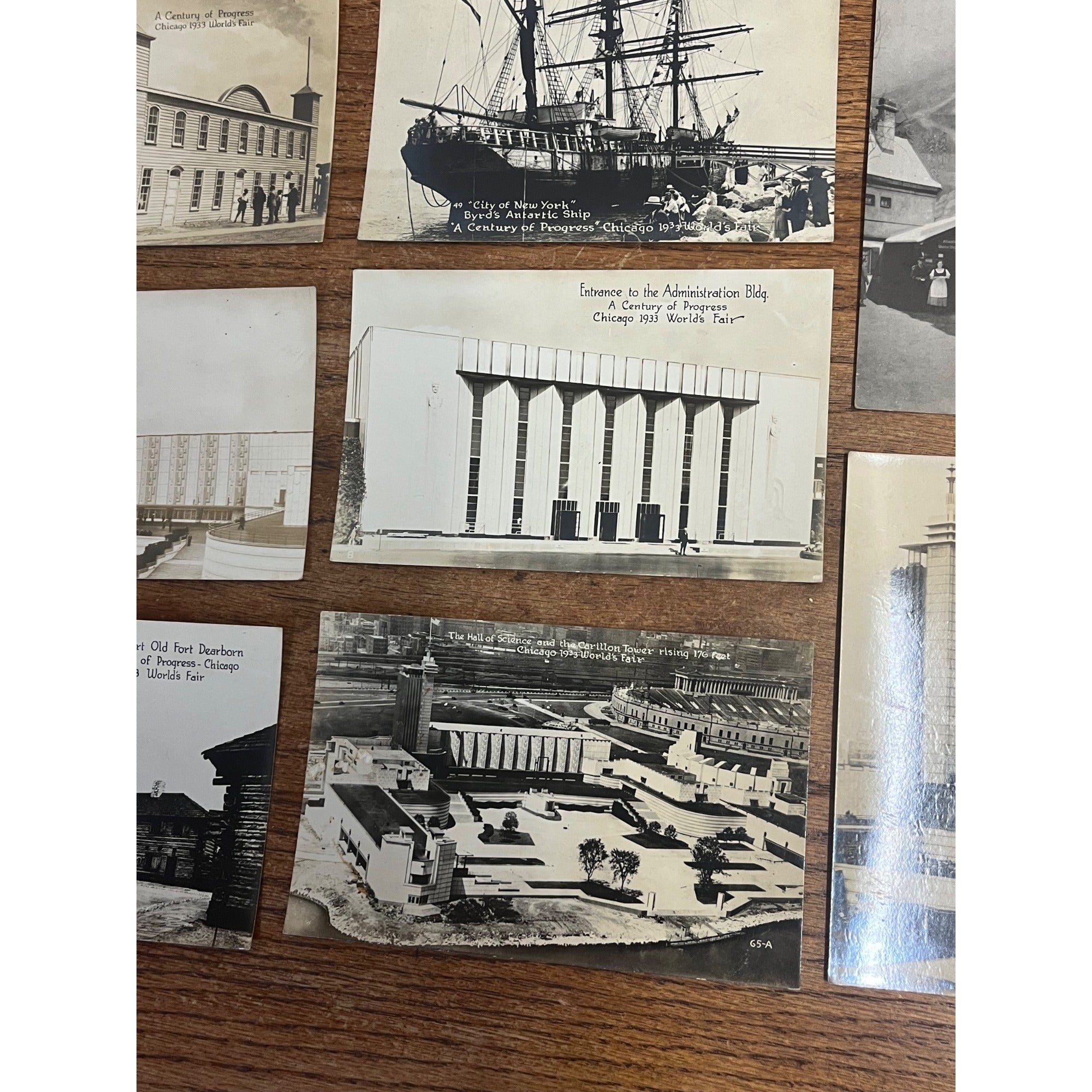 Vintage 1933-34 Chicago Worlds Fair Century of Progress Postcards Lot (12)