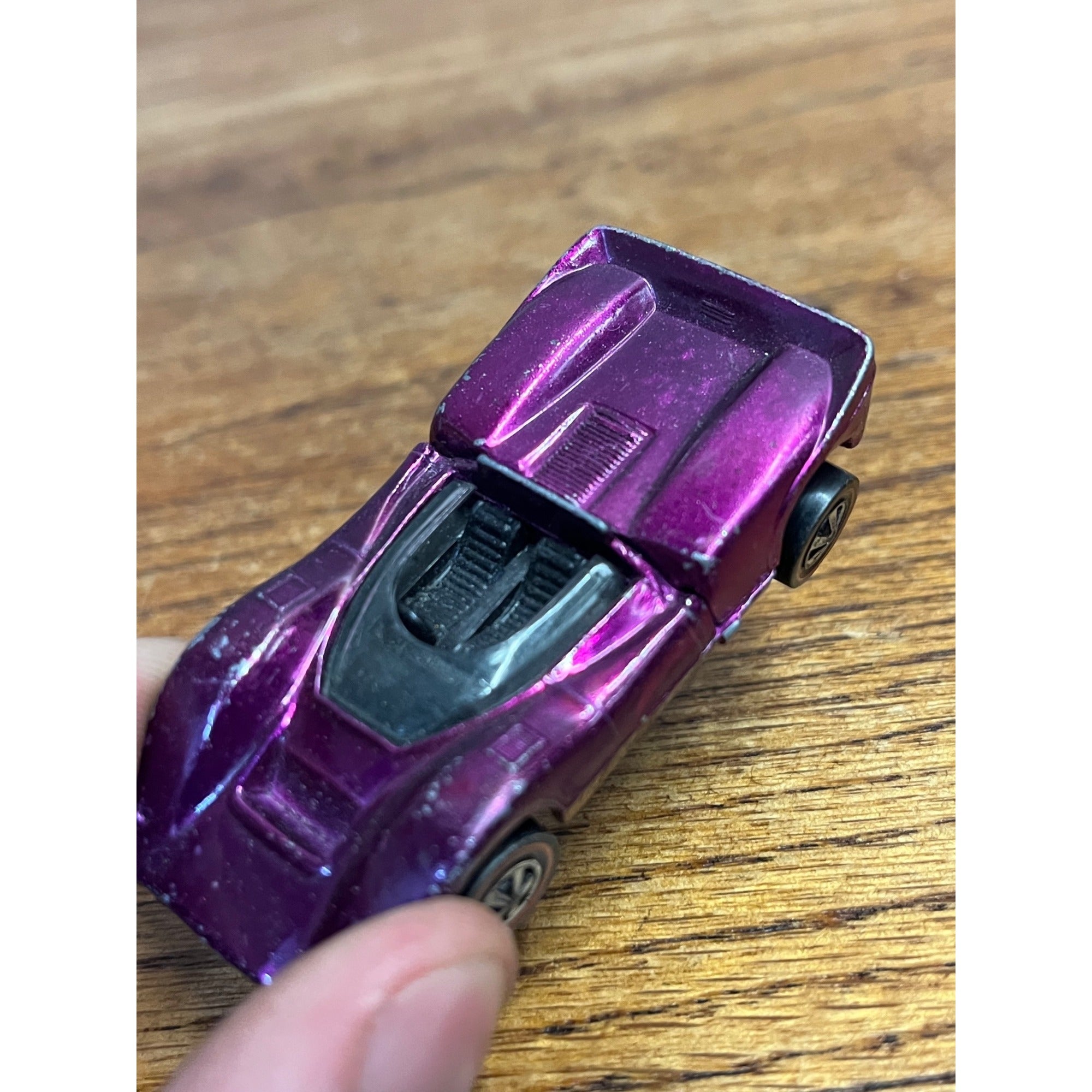 Vintage Hot Wheels Redlines 1969 McLaren M6A Magenta Purple US - Clean