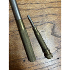 Vintage Machinist / Jeweler's Hammer w/ Nesting Screwdriver in Handle Tool