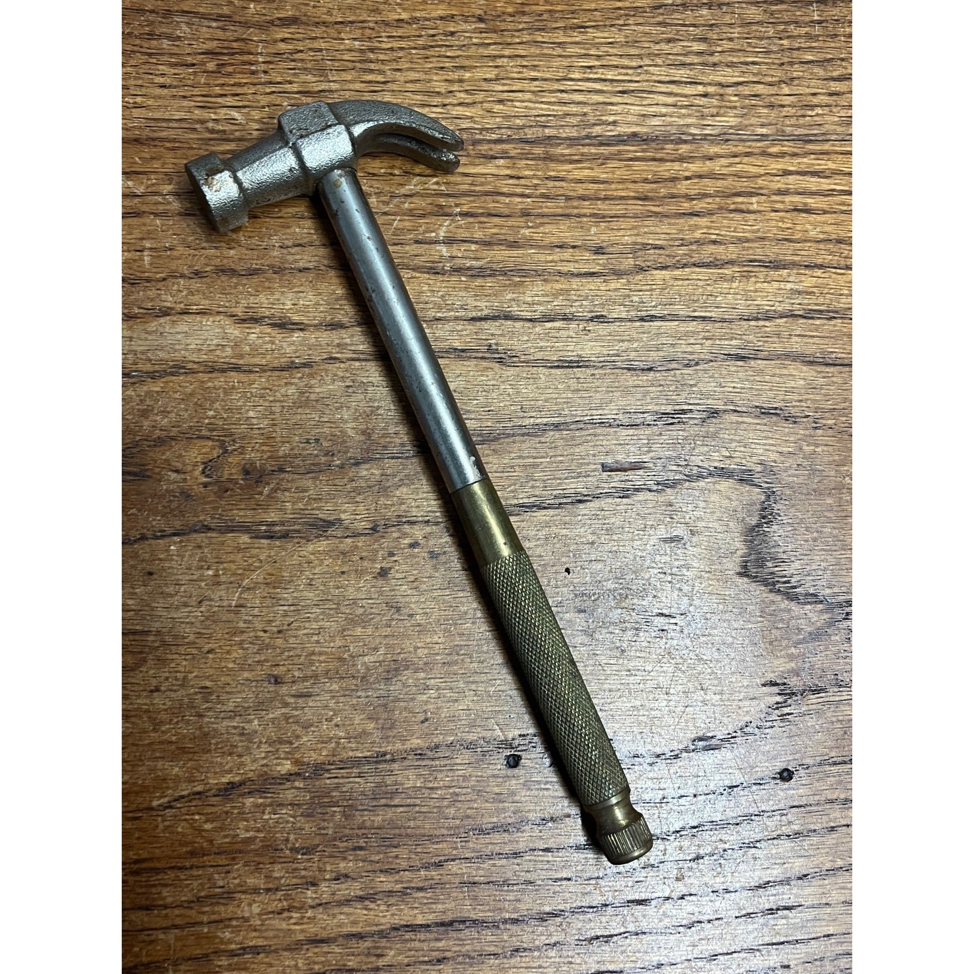 Vintage Machinist / Jeweler's Hammer w/ Nesting Screwdriver in Handle Tool