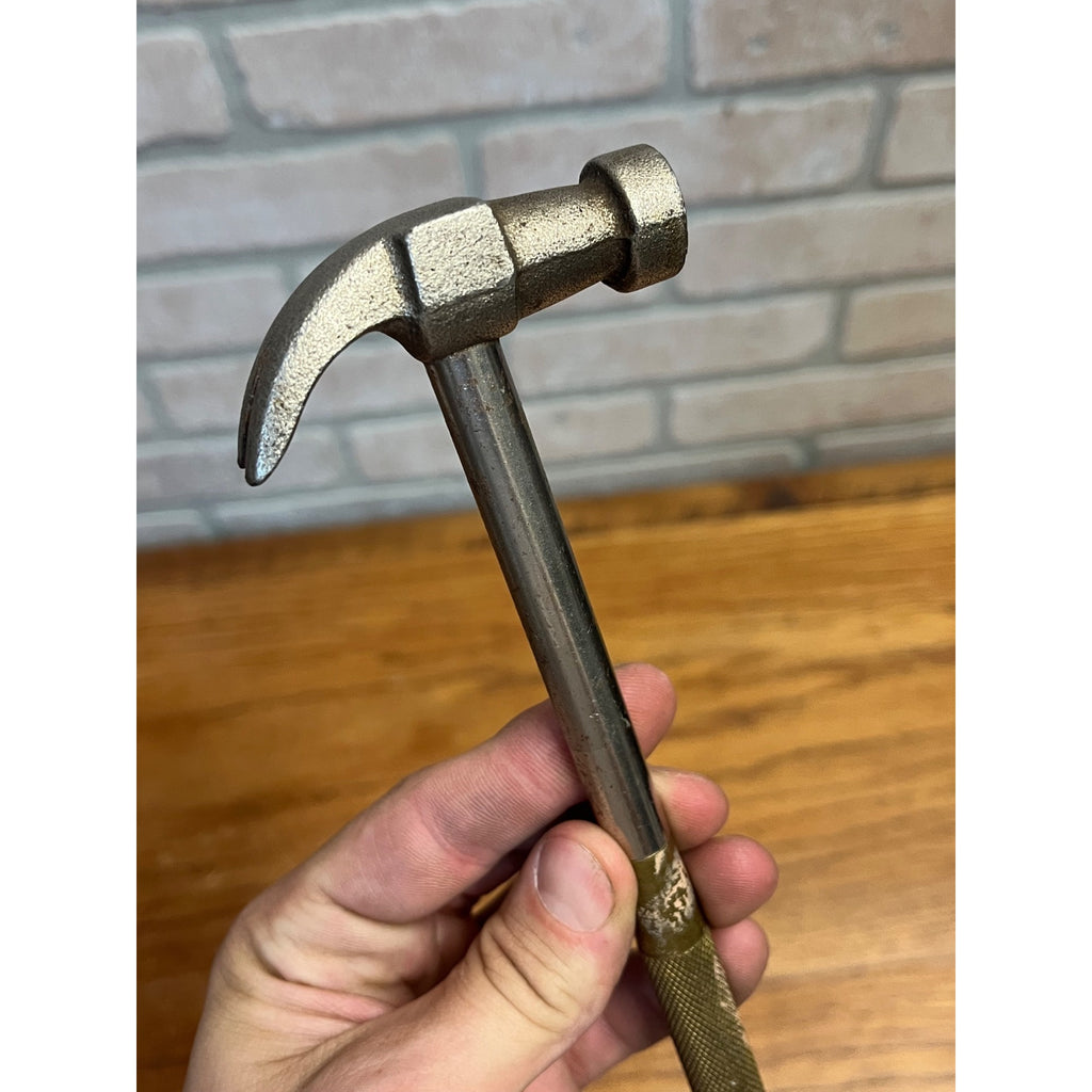 Vintage Machinist / Jeweler's Hammer w/ Nesting Screwdriver in Handle Tool