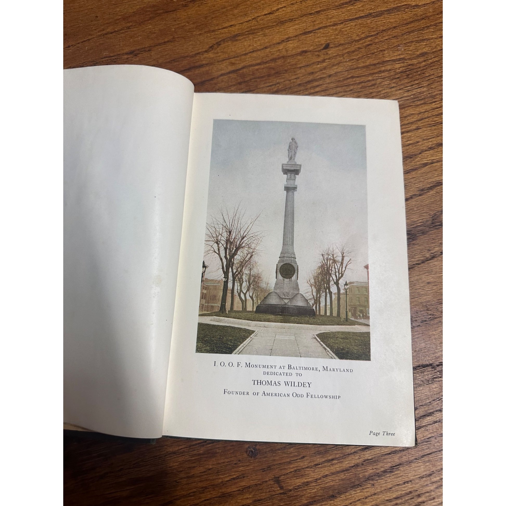 Vintage 1927 Album Of Odd Fellows Homes Hardcover Book 12th Edition
