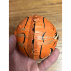 RARE Vintage Halloween 2pc Candy Container JOL Jack o'Lantern Pressed Cardboard