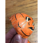 RARE Vintage Halloween 2pc Candy Container JOL Jack o'Lantern Pressed Cardboard