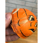 RARE Vintage Halloween 2pc Candy Container JOL Jack o'Lantern Pressed Cardboard