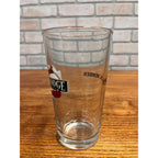 Vintage J. Leinenkugel Brewing Co. Leinie Lodge Official Member Pint Glass Red Canoe Logo Chippewa Falls, WI