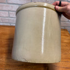 Antique Alexis Pottery 3 Gallon Stoneware Crock Illinois Primitive