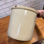 Antique Alexis Pottery 3 Gallon Stoneware Crock Illinois Primitive