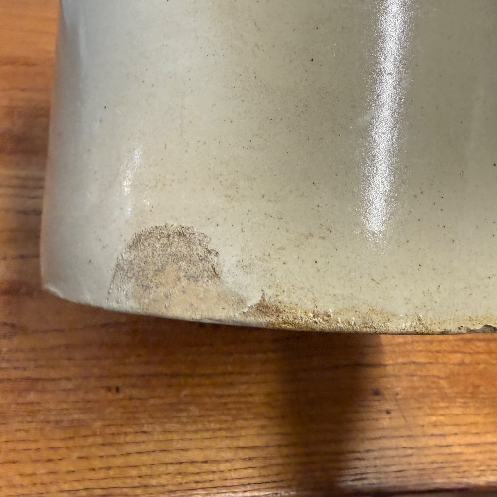 Antique Alexis Pottery 3 Gallon Stoneware Crock Illinois Primitive