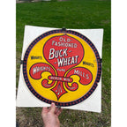 Vintage Early 1900s Buckwheat Flour Wright's Mills Berlin Wisconsin Wis WI Label