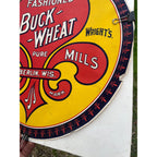 Vintage Early 1900s Buckwheat Flour Wright's Mills Berlin Wisconsin Wis WI Label