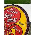 Vintage Early 1900s Buckwheat Flour Wright's Mills Berlin Wisconsin Wis WI Label