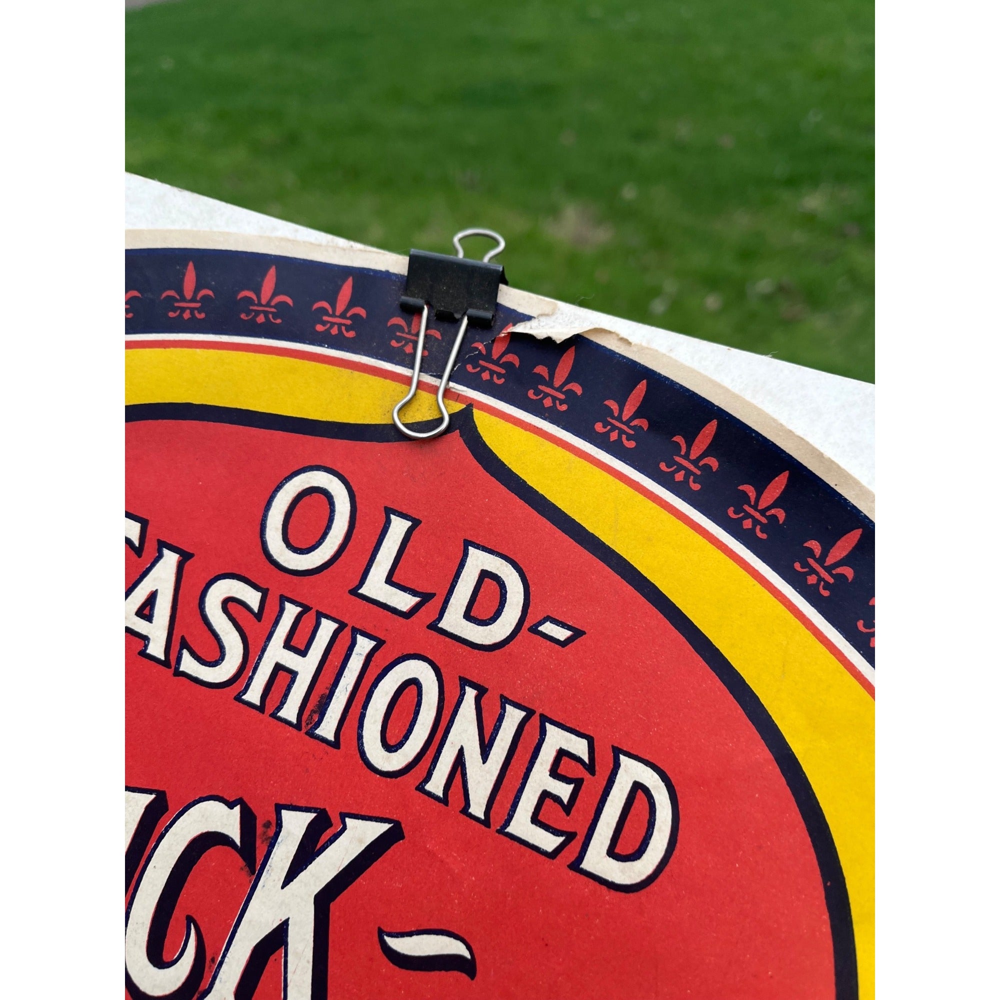 Vintage Early 1900s Buckwheat Flour Wright's Mills Berlin Wisconsin Wis WI Label