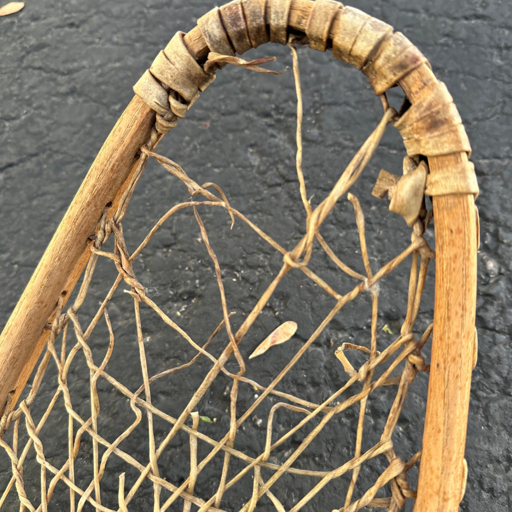 Vintage WW2 Era Long Rustic Snow Shoes Winter Decor