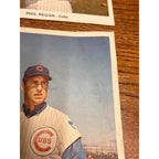 Vintage 1972 Chicago Cubs Phil Regan Pitcher Photos Lot (2) from Team Issued Set