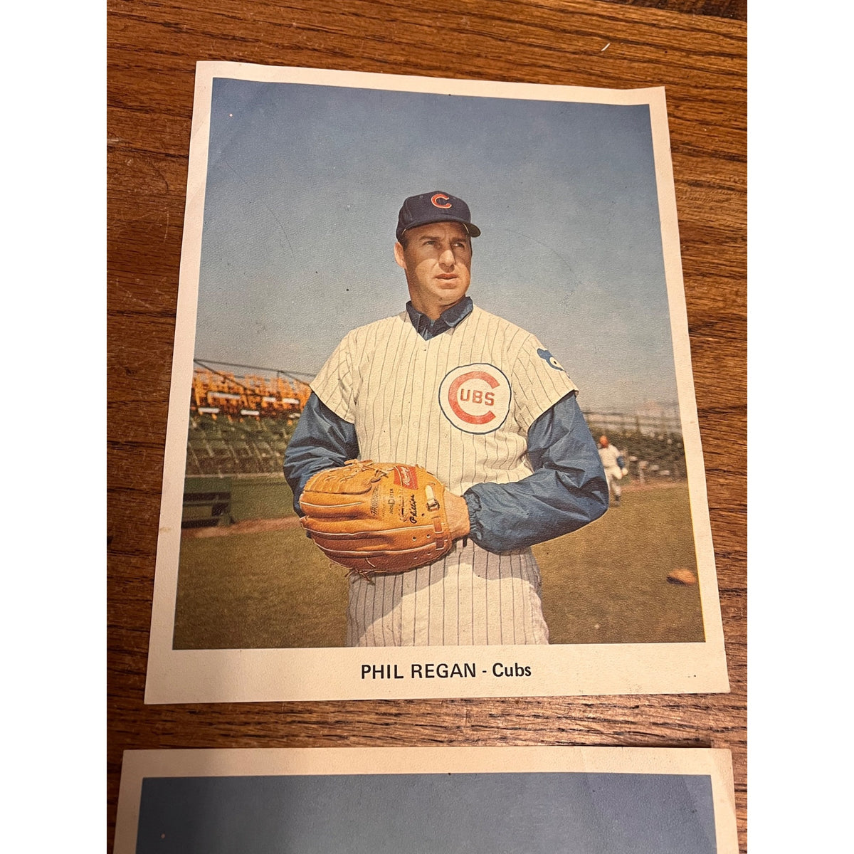 Vintage 1972 Chicago Cubs Phil Regan Pitcher Photos Lot (2) from Team Issued Set