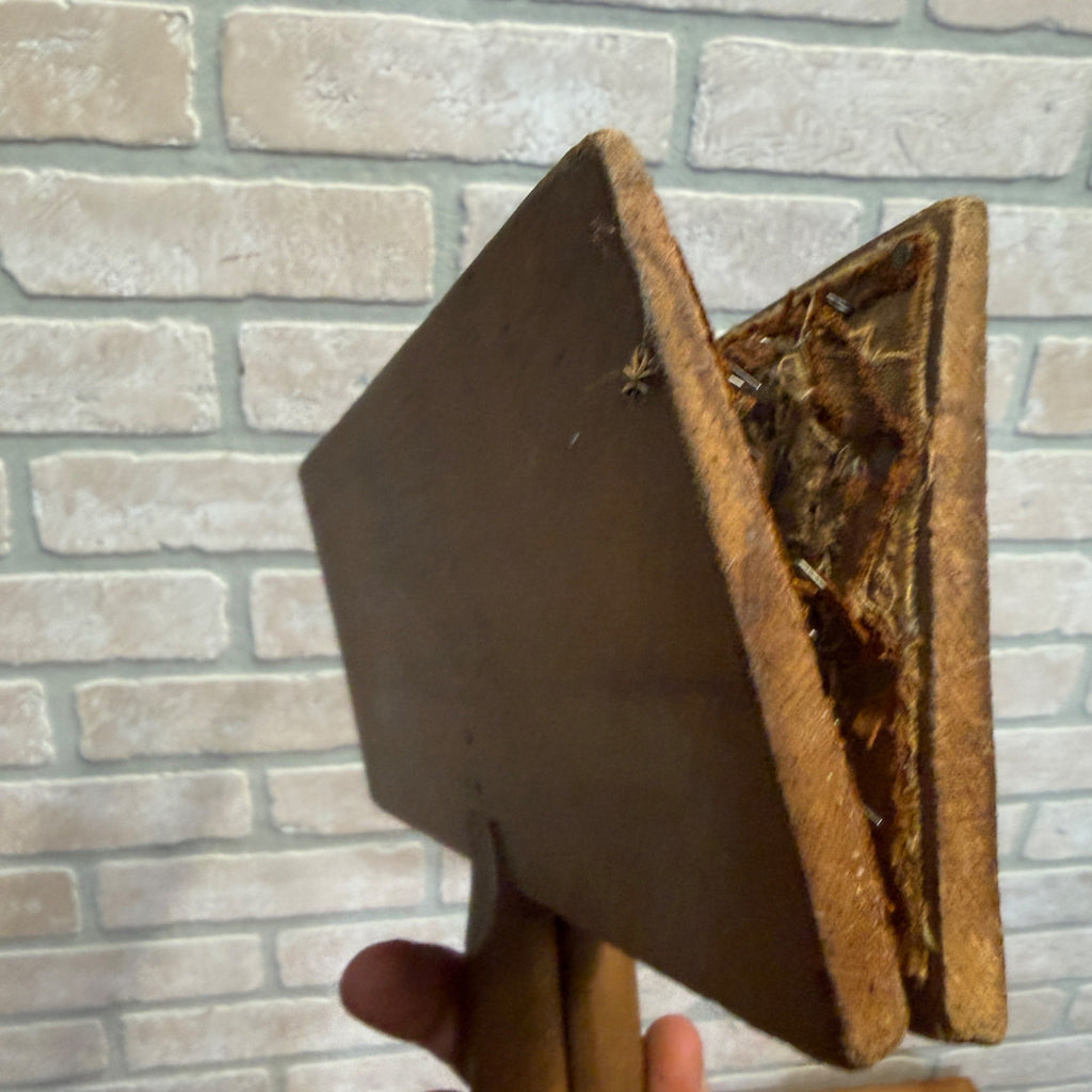 Antique Whittemore Wool Carder Wood Tool Primitive Farmhouse Tool