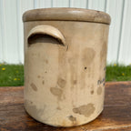 Antique 3 Gallon Hermann Milwaukee Wisconsin Stoneware Crock Salt Glaze