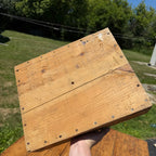 Vintage Land O' Lakes Lake to Lake Wooden Advertising Dairy Crate Dovetail Box