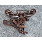 RARE Antique F.E. Myers Sure Grip Cast Iron Farm Hay Trolley Barn Equipment