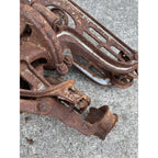 RARE Antique F.E. Myers Sure Grip Cast Iron Farm Hay Trolley Barn Equipment
