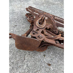 RARE Antique F.E. Myers Sure Grip Cast Iron Farm Hay Trolley Barn Equipment