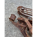 RARE Antique F.E. Myers Sure Grip Cast Iron Farm Hay Trolley Barn Equipment