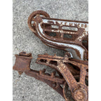 RARE Antique F.E. Myers Sure Grip Cast Iron Farm Hay Trolley Barn Equipment
