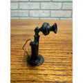 Antique Miniature Cast Iron Dollhouse Candlestick Telephone Phone 1.75"