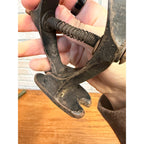 Vintage Metal Bench Mount Vise Clamp Tool