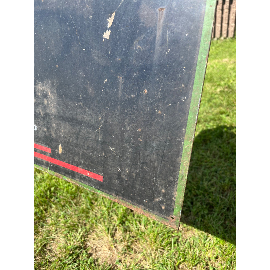 Vintage 1938 Coca Cola Tin Embossed Sign Menu Board Art Deco
