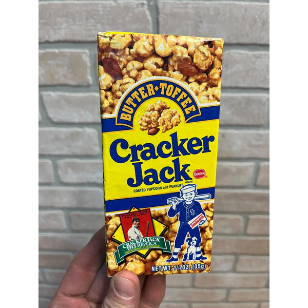 Vintage Cracker Jack Box 1991 Butter Toffee Unopened Box 1915 Baseball Card