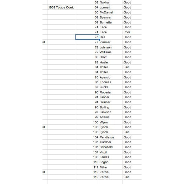 Vintage HUGE Lot 1950s Baseball Cards Topps & Bowman -- Fillers (650 Cards)
