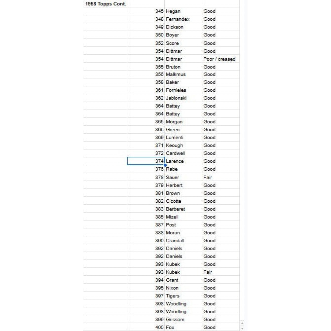 Vintage HUGE Lot 1950s Baseball Cards Topps & Bowman -- Fillers (650 Cards)