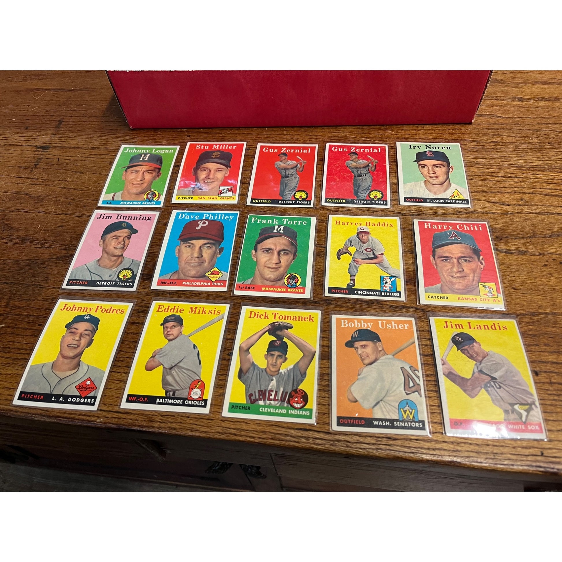 Vintage HUGE Lot 1950s Baseball Cards Topps & Bowman -- Fillers (650 Cards)