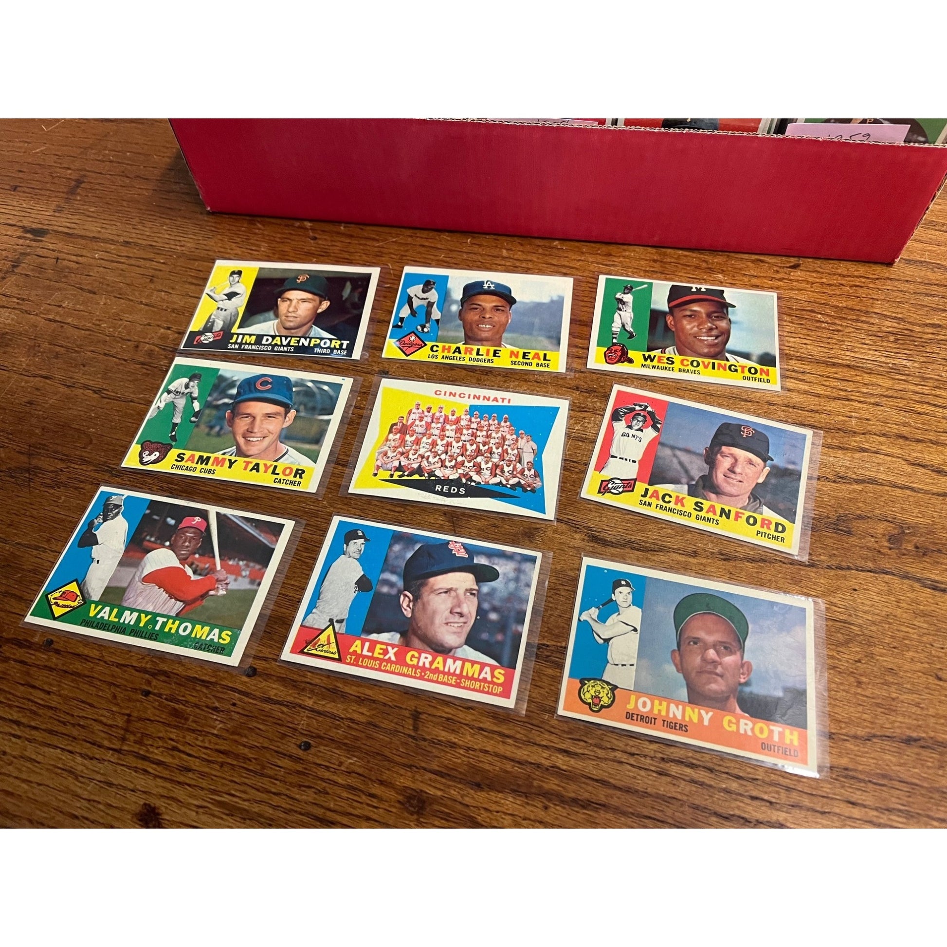 Vintage HUGE Lot 1950s Baseball Cards Topps & Bowman -- Fillers (650 Cards)