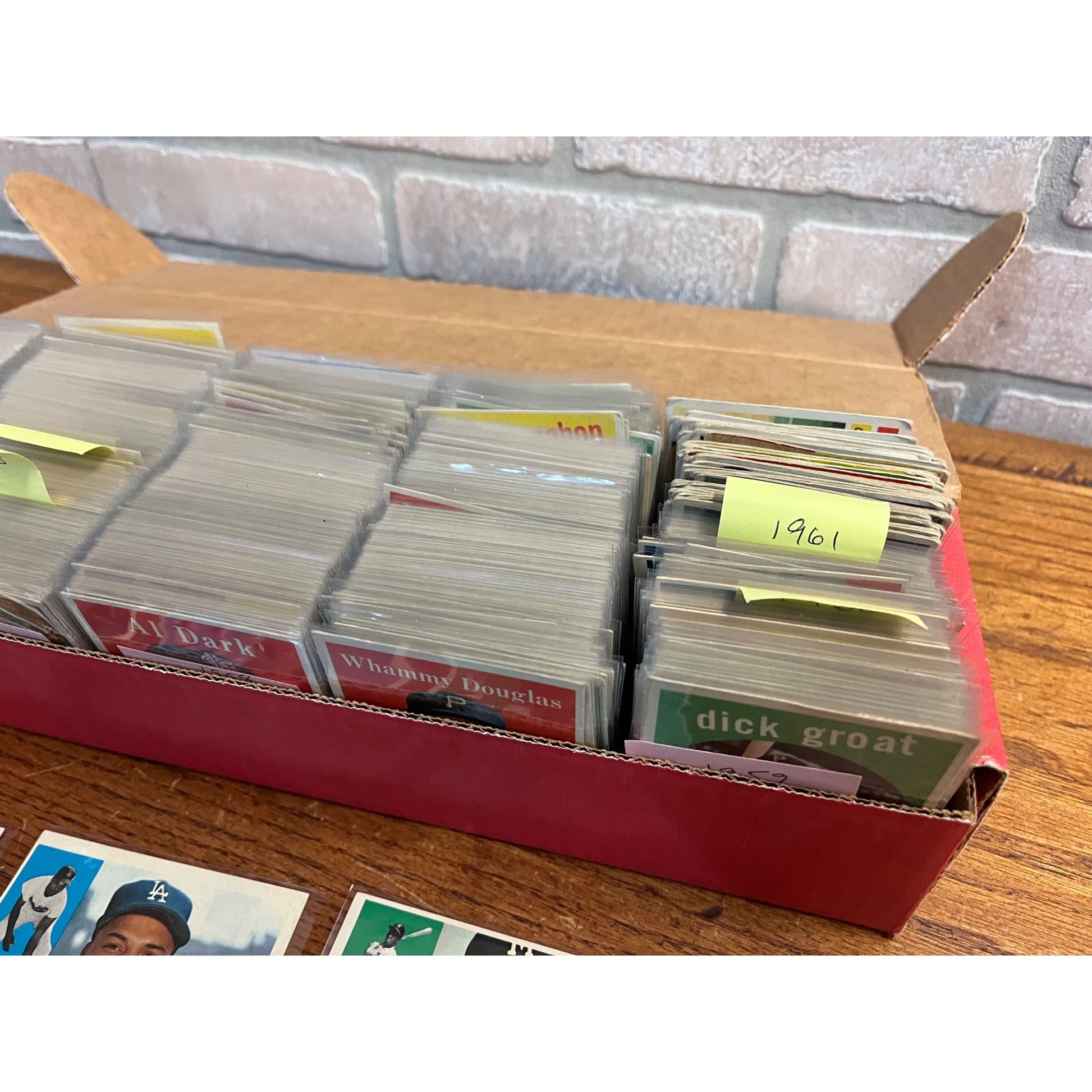Vintage HUGE Lot 1950s Baseball Cards Topps & Bowman -- Fillers (650 Cards)