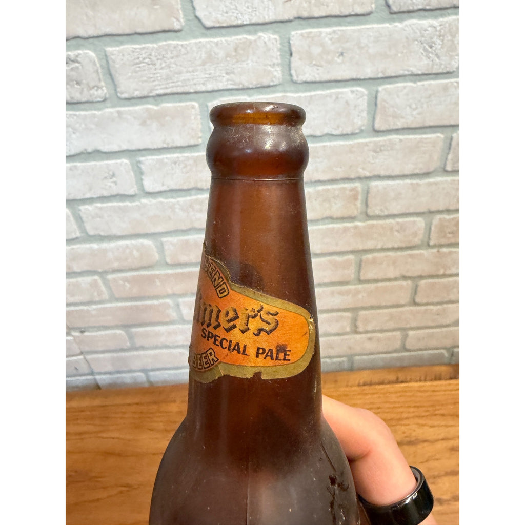 Vintage 1939 Schlitz Beer Bottle 12oz Old Timers West Bend IRTP Wisconsin